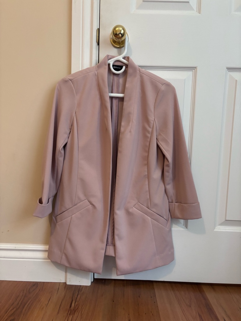 Reitmans Dusty Rose Open-Front Blazer
